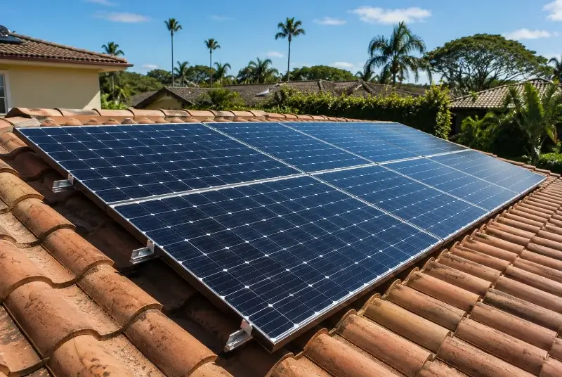 Installation de panneaux solaires à Châteauneuf-sur-Isère